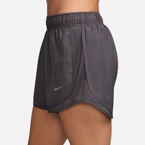 Nike Women's Dri-Fit Tempo Running athletic Shorts- sz large (gray)